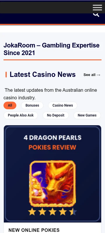 Joka Room Casino mobile browser play